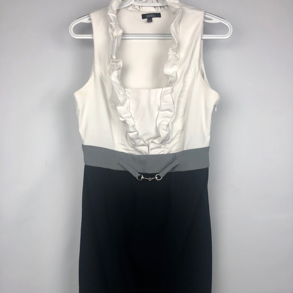 Xoxo | Black and White Dress